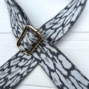 Bag Strap - Glam Leopard - Grey